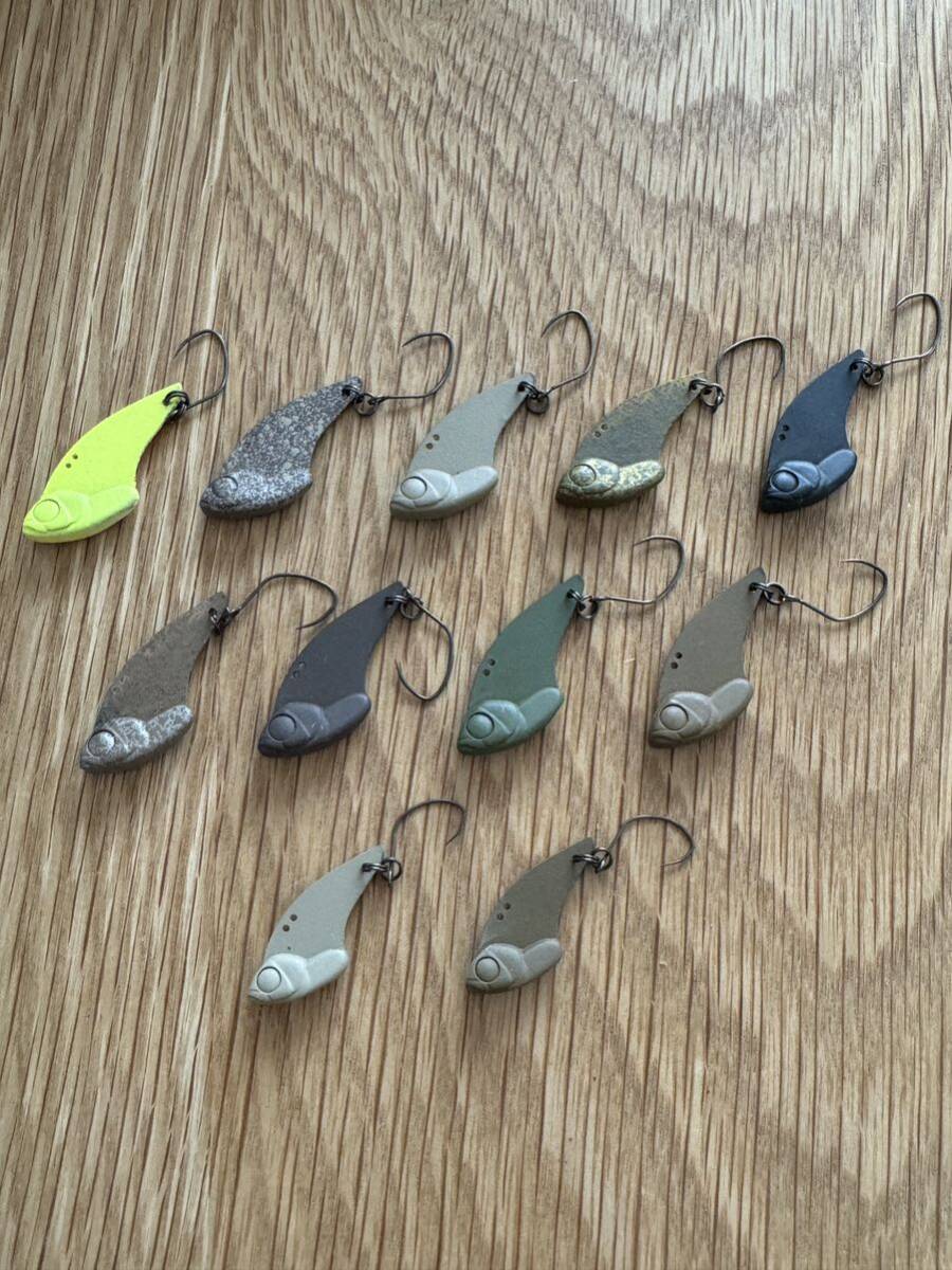 timon black ball set secondhand goods beautiful goods inspection ) metal ba Eve Area trout tube fishing bottom lure set go- Lem naias