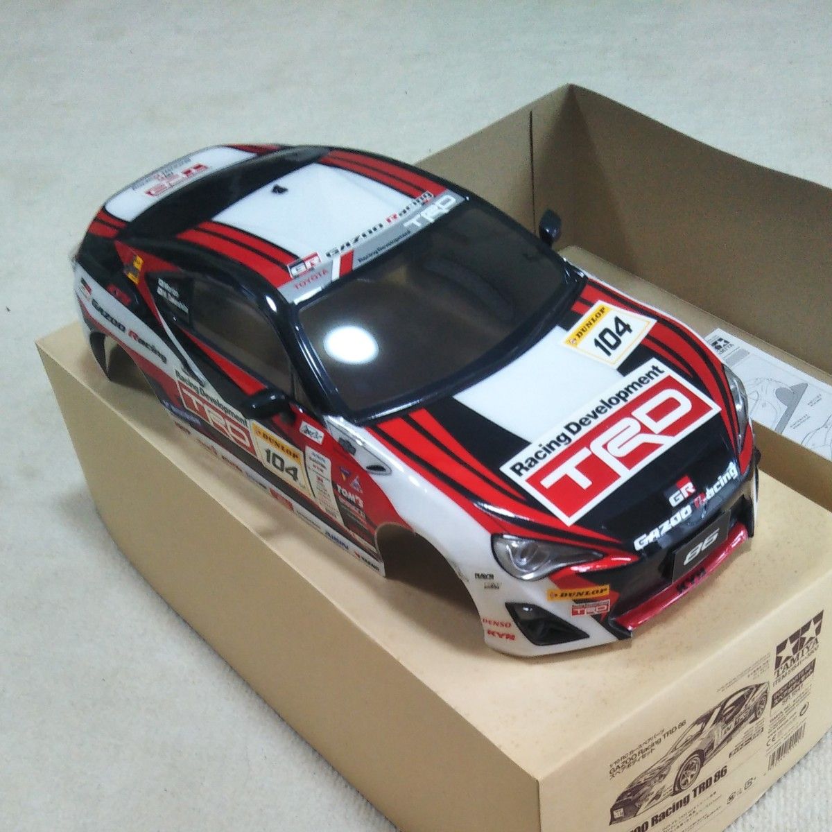 タミヤ 1/10 RCカースペアパーツ トヨタ86 GAZOO Racing TRD86 タミヤ 1/10 RCカースペアパーツ トヨタ86 GAZOO Racing TRD86