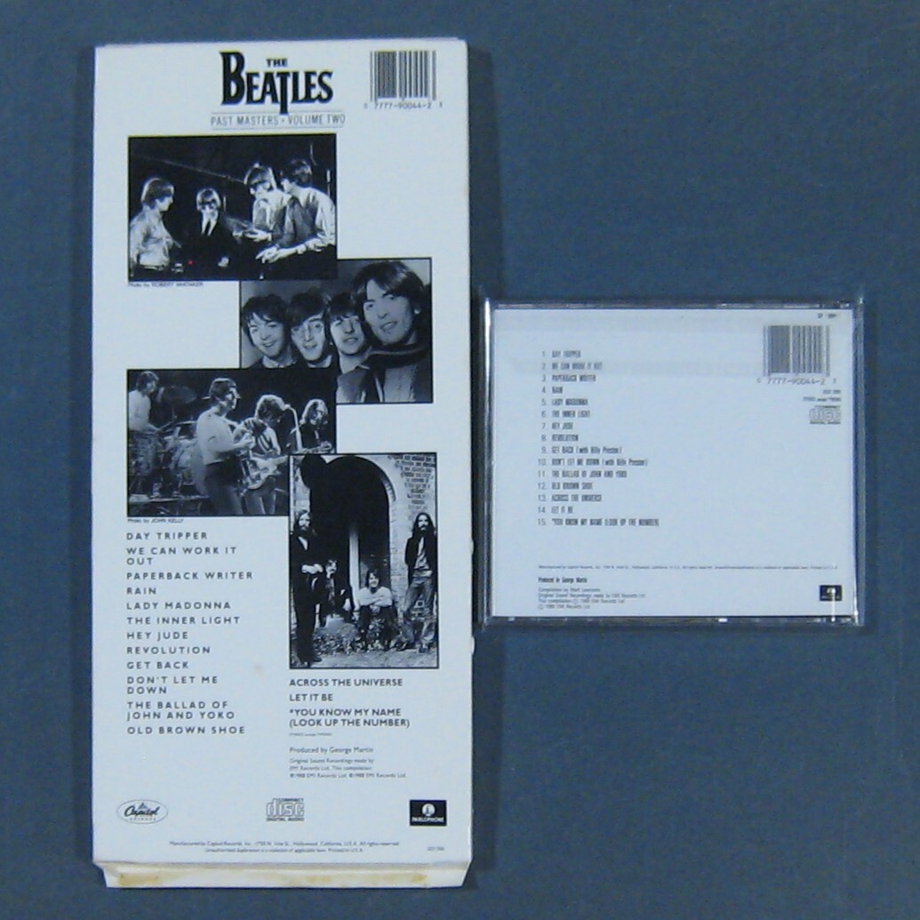 * б/у длинный * box US запись * Past Masters Vol.2 / Beatles