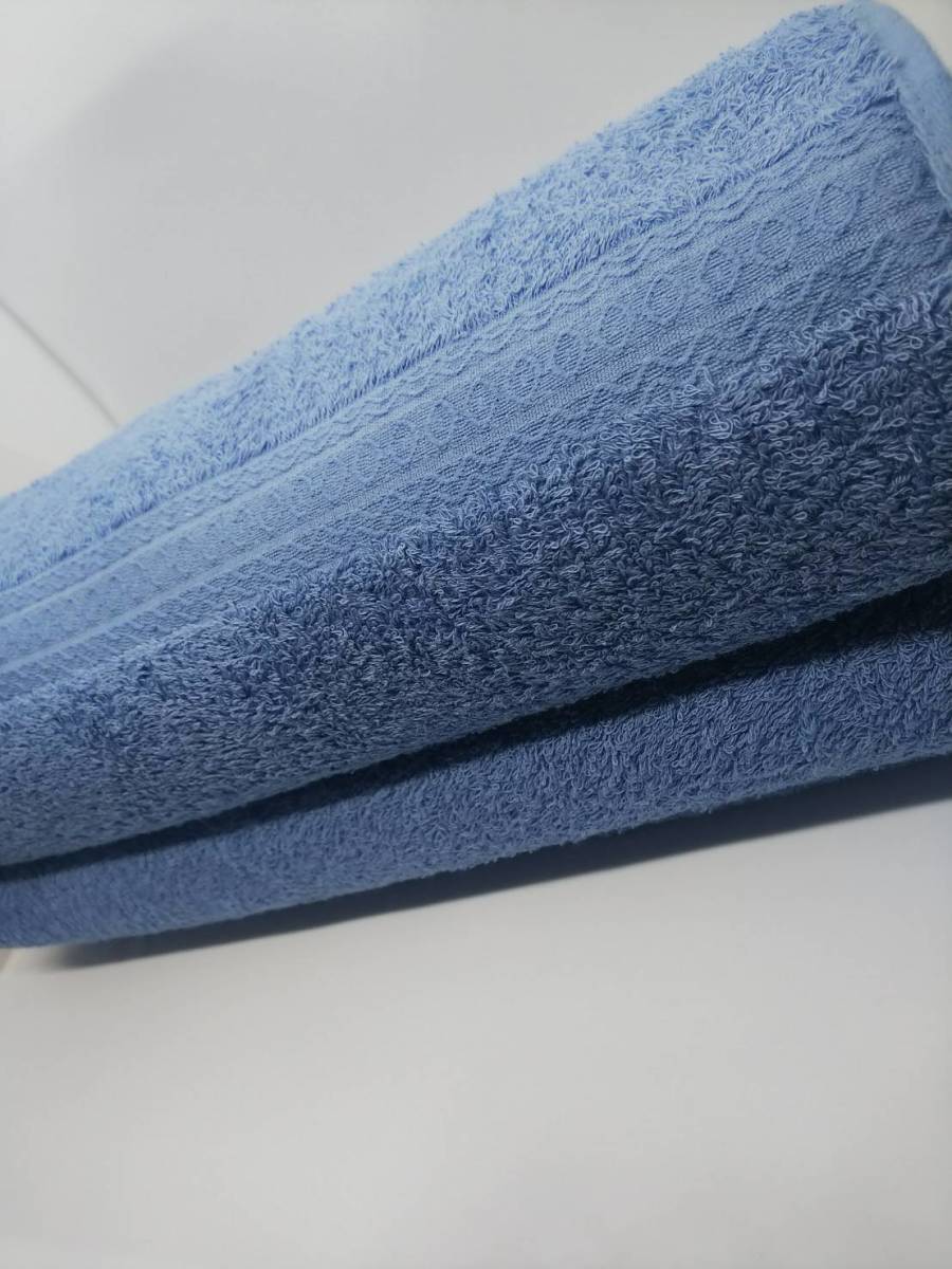 2 pieces set 900. high class cotton thread ko-ma cotton sa ruby a blue bath towel new goods unused Izumi . towel soft feeling of quality superior . aqueous durability eminent 