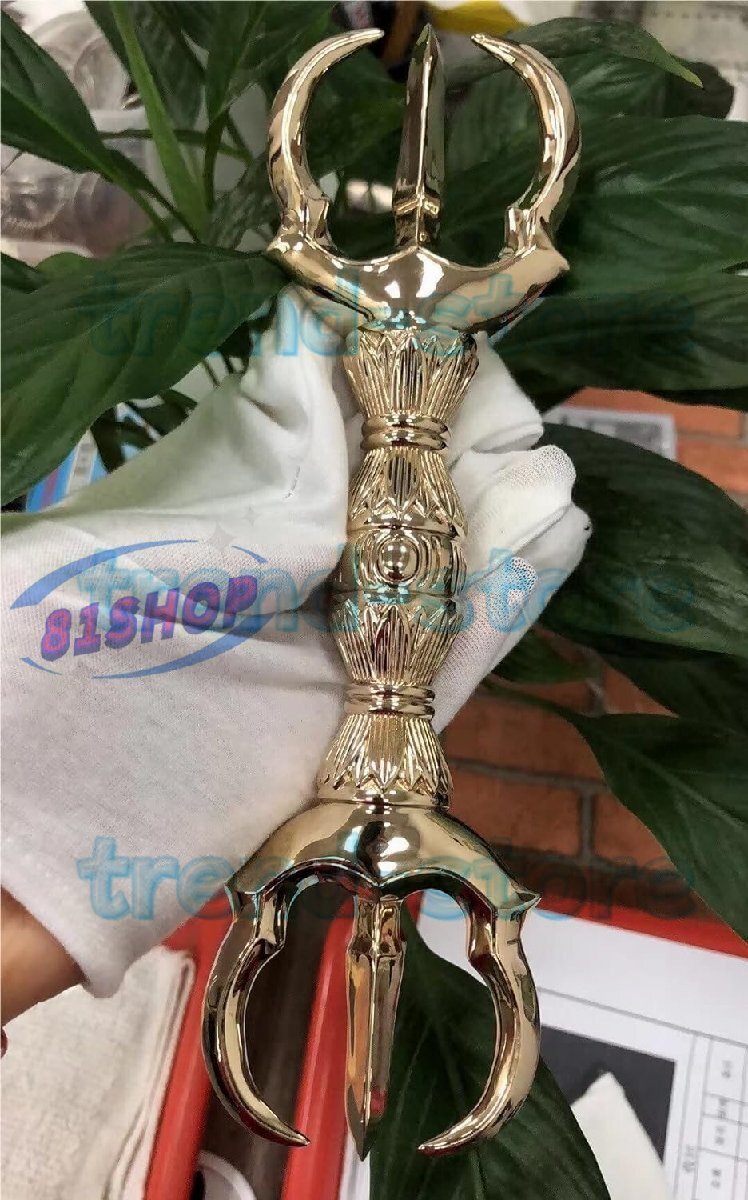 密教法具 三鈷杵 金剛杵 バジュラ 寺院 仏具 法器 魔除け 厄除け 密教法具 三鈷杵 金剛杵 バジュラ 寺院 仏具 法器 魔除け 厄除け