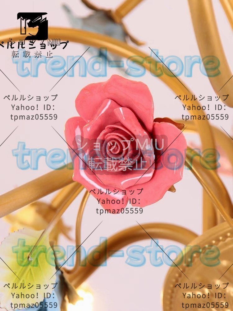 超綺麗☆ 花のランプ ローズ吊り下げ照明寝室子供部屋 こども 超綺麗☆ 花のランプ ローズ吊り下げ照明寝室子供部屋 こども