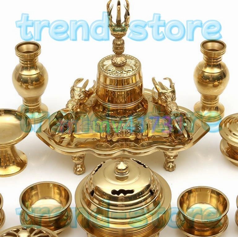 密教法具☆全20種 一面器 六器一組 仏器一対 華瓶一対塗香器 密教法具☆全20種 一面器 六器一組 仏器一対 華瓶一対塗香器