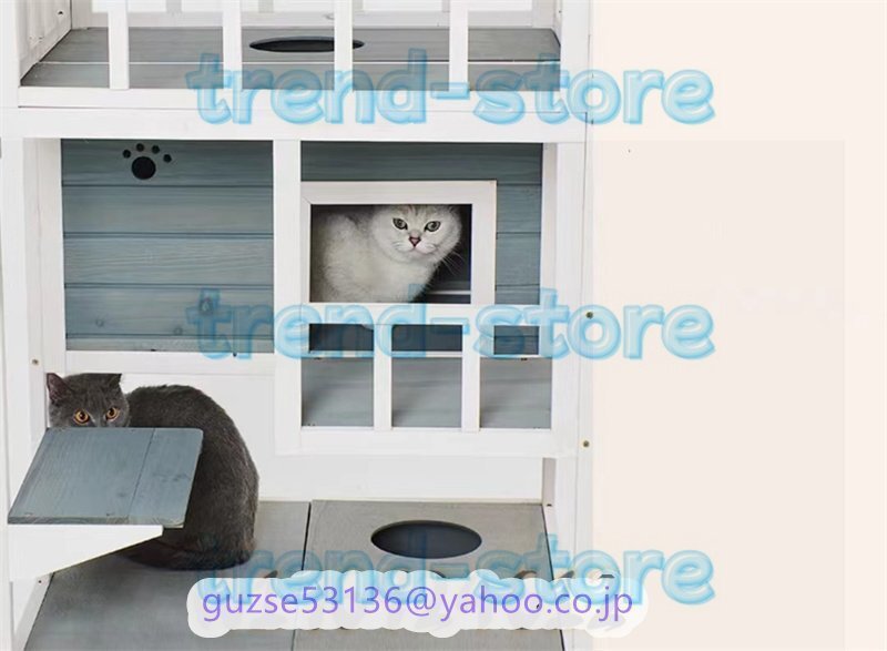 注目新作☆猫の別荘 猫ベッド キャットハウス 実木 多機能 簡約 注目新作☆猫の別荘 猫ベッド キャットハウス 実木 多機能 簡約