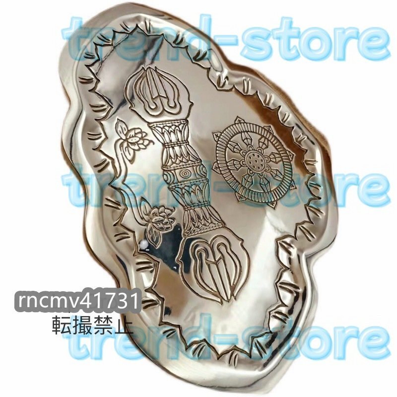 錫杖 上等品 6環 黒檀柄付き 大サイズ(全長32cm) 仏壇、仏具 錫杖 上等品 6環 黒檀柄付き 大サイズ(全長32cm) 仏壇、仏具