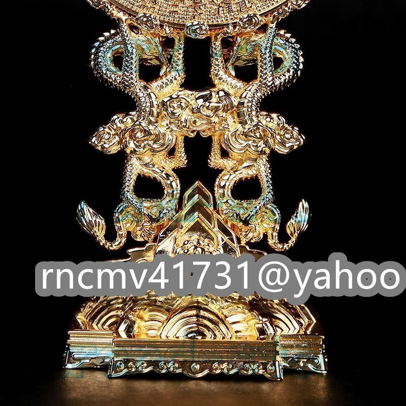 極上品 準提寶鏡 准胝観音 仏具 仏教 工芸品 真鍮製 金メッキ 極上品 準提寶鏡 准胝観音 仏具 仏教 工芸品 真鍮製 金メッキ