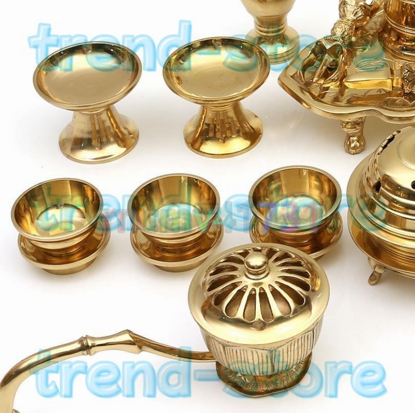 密教法具☆全20種 一面器 六器一組 仏器一対 華 密教法具☆全20種 一面器 六器一組 仏器一対 華