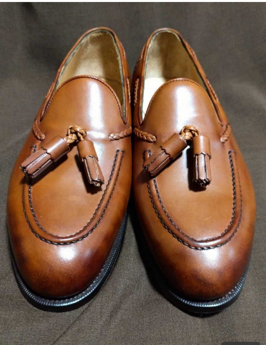 新品未使用】EDWARD GREEN エドワードグリーン UK7 E184 旧ロゴ 新品未使用】EDWARD GREEN エドワードグリーン UK7 E184 旧ロゴ