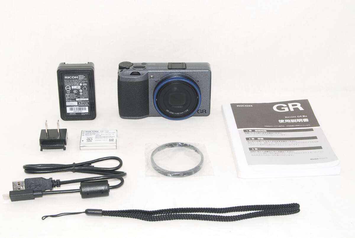 ★極少3758ショット★RICOH リコー GR Urban Edition GR iiix GR3x メタリックグレー 付属品満載♪ ★極少3758ショット★RICOH リコー GR Urban Edition GR iiix GR3x メタリックグレー 付属品満載♪