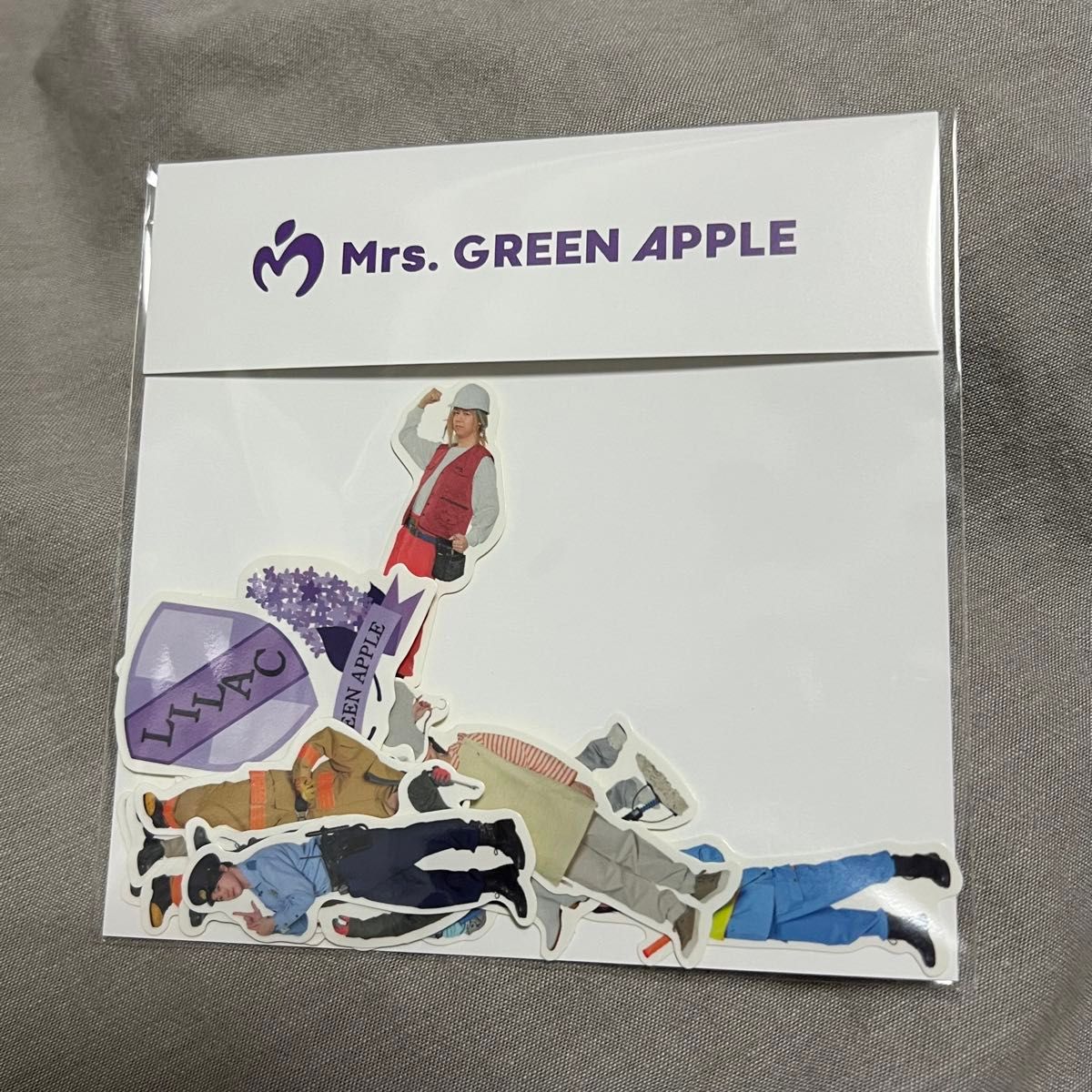 新品未開封 Mrs GREEN APPLE ライラック ステッカーセット 新品未開封 Mrs GREEN APPLE ライラック ステッカーセット