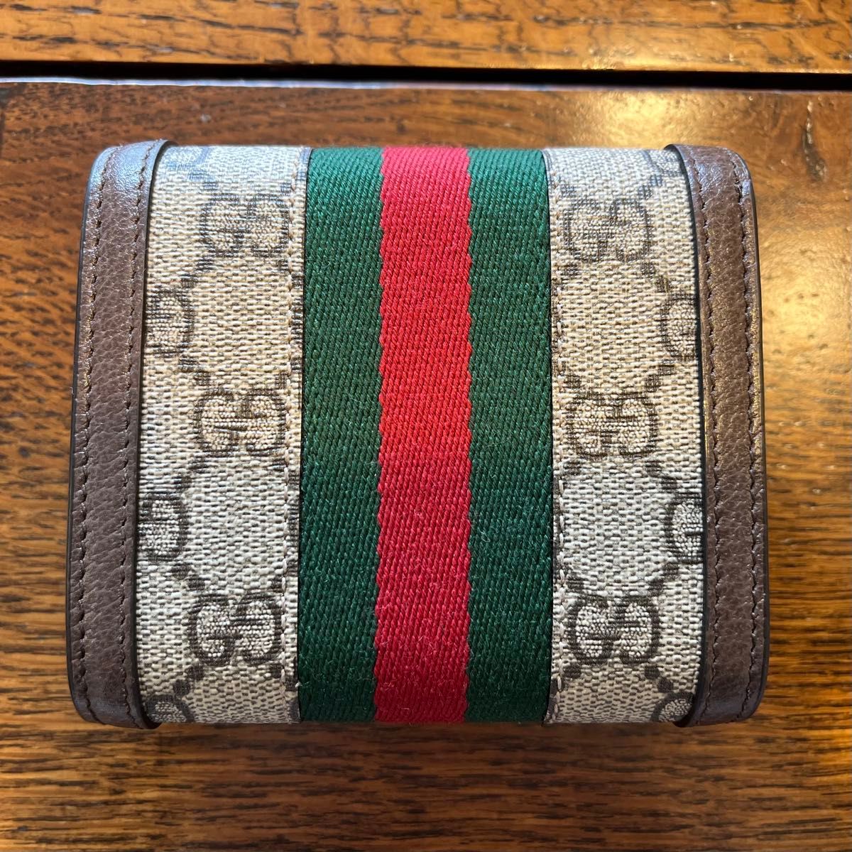 正規品 美品/GUCCI オフィディア GGスプリーム 二つ折り財布 正規品 美品/GUCCI オフィディア GGスプリーム 二つ折り財布