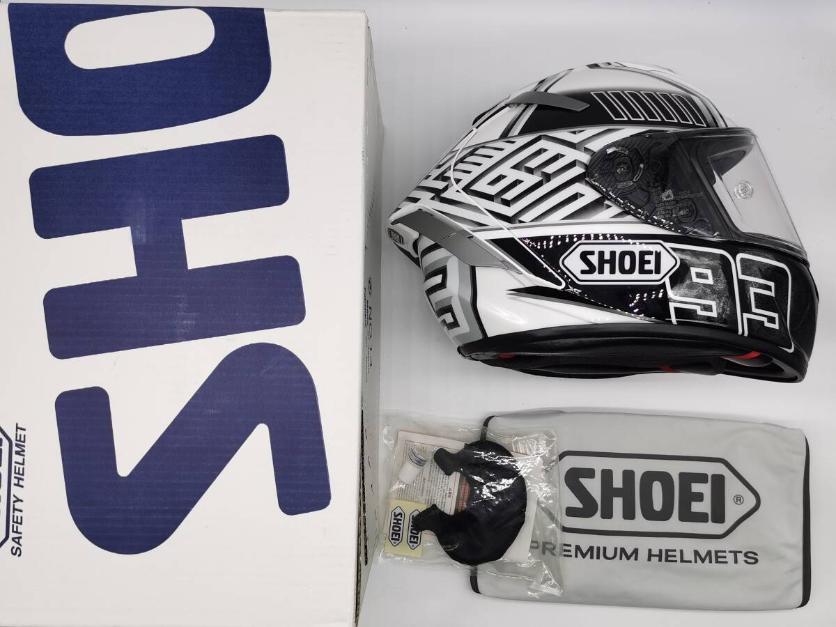 SHOEI ショウエイ X-Fourteen MARQUEZ4 X14 マルケス4 WHITE SHOEI ショウエイ X-Fourteen MARQUEZ4 X14 マルケス4 WHITE