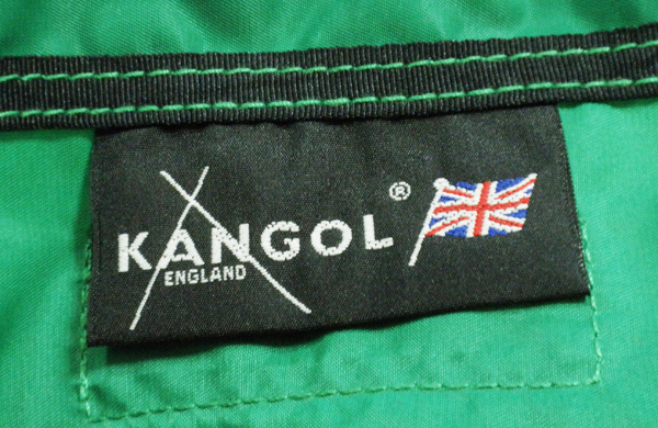 [KANGOL/ nylon bag ] rucksack Kangol pouch Vintage 90*s 90 period Old school made in Japan 