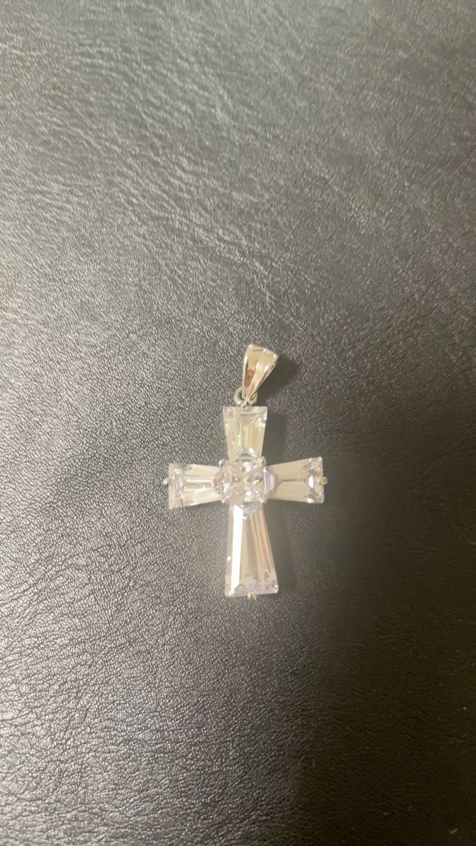 CZペンダントトップ クロス