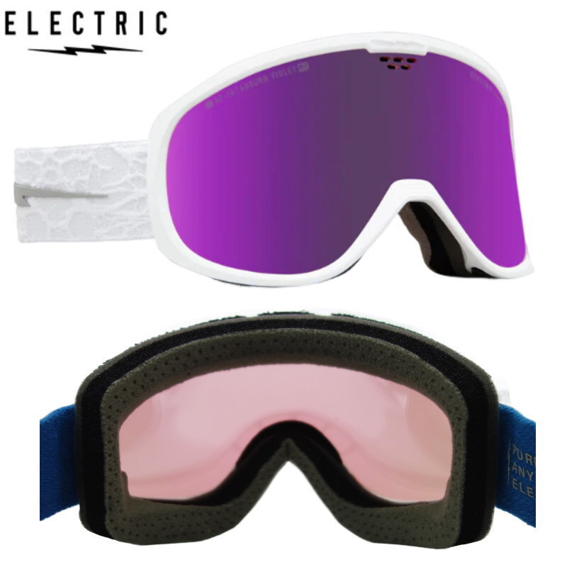 23-24ELECTRIC PIKE カラー:MATTE WHITE NURON レンズ:VIOLET 23-24ELECTRIC PIKE カラー:MATTE WHITE NURON レンズ:VIOLET