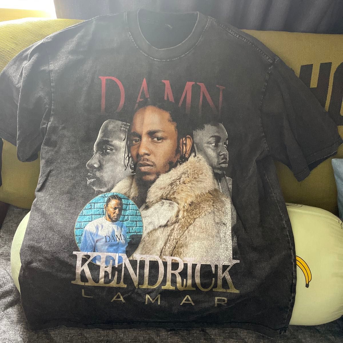 tシャツ ケンドリックラマー Kendrick Lamar ヴィンテージ加工 L tシャツ ケンドリックラマー Kendrick Lamar ヴィンテージ加工 L