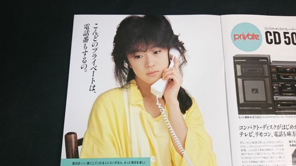 PIONEER(パイオニア)PRIVATE(プライベート)カタログ 1986年3 PIONEER(パイオニア)PRIVATE(プライベート)カタログ 1986年3