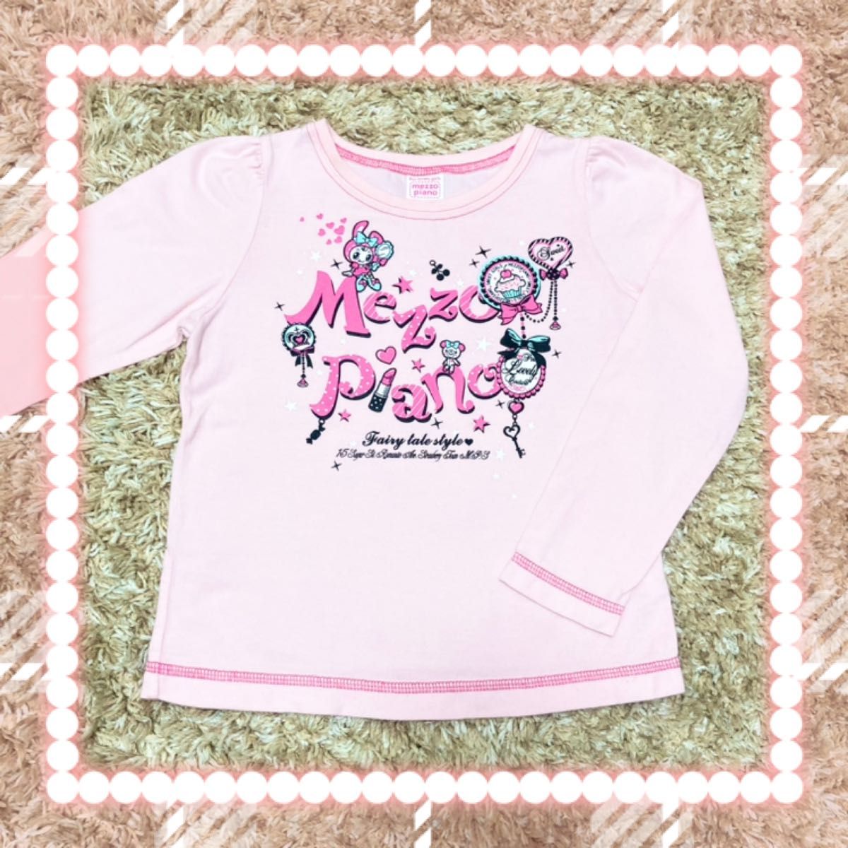 美品 メゾピアノ 110 長袖Tシャツ ベリエちゃん トップス ロンT 美品 メゾピアノ 110 長袖Tシャツ ベリエちゃん トップス ロンT