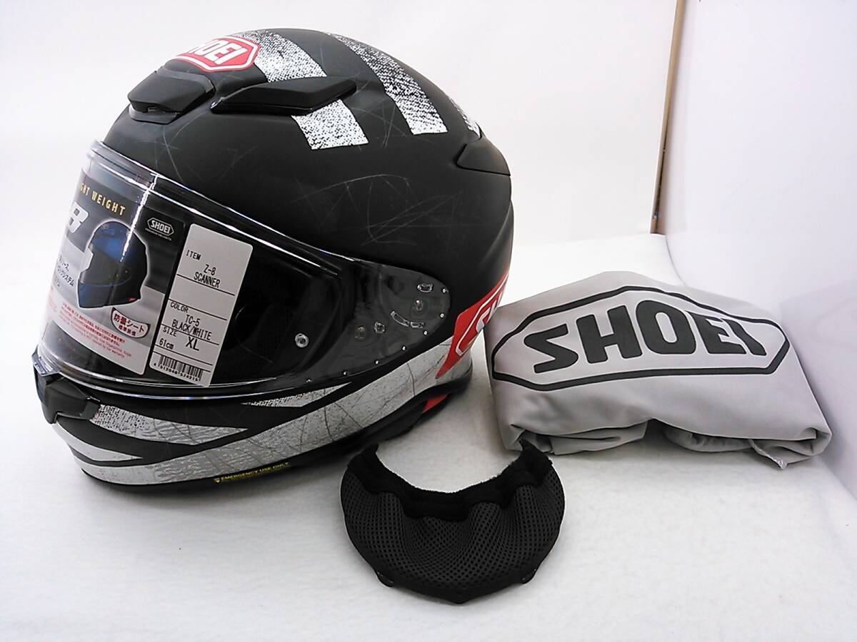 使用回数少 美品 受注限定 2022年製 SHOEI ショウエイ Z-8 使用回数少 美品 受注限定 2022年製 SHOEI ショウエイ Z-8