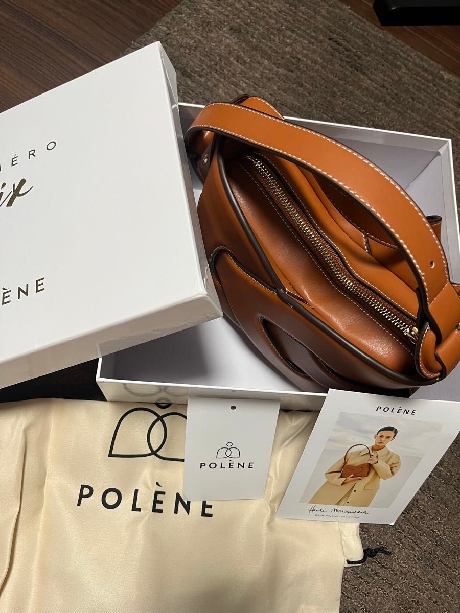Nodde エディション コニャック スムース ポレーヌ polene Nodde エディション コニャック スムース ポレーヌ polene