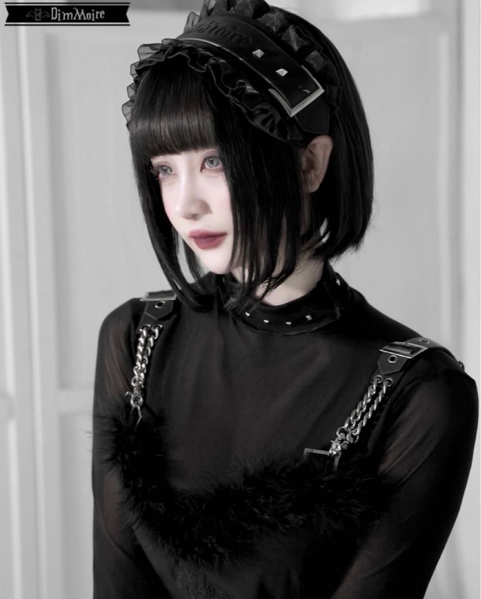 ディムモアール デニムヘッドドレス BLACK|Yahoo!フリマ(旧 ディムモアール デニムヘッドドレス BLACK|Yahoo!フリマ(旧