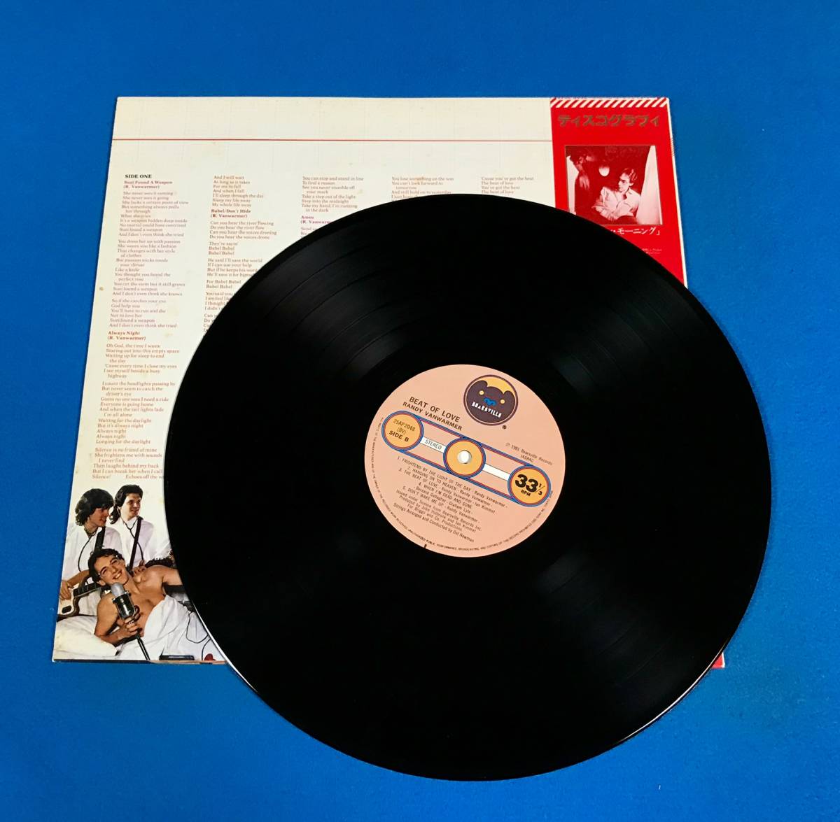 【ROCK】【POP】RANDY VANWARMER//BEAT OF LOVE//25AP2048//VINYL LP/JAPAN_画像9