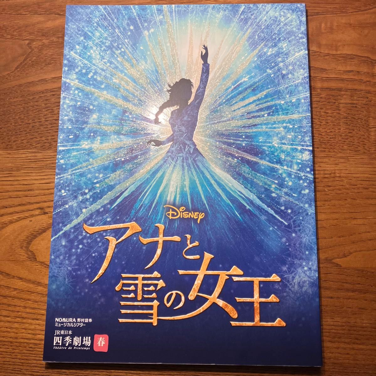 ディズニー アナと雪の女王 パンフレット ディズニー アナと雪の女王 劇団四季 ミュージカル パンフレット