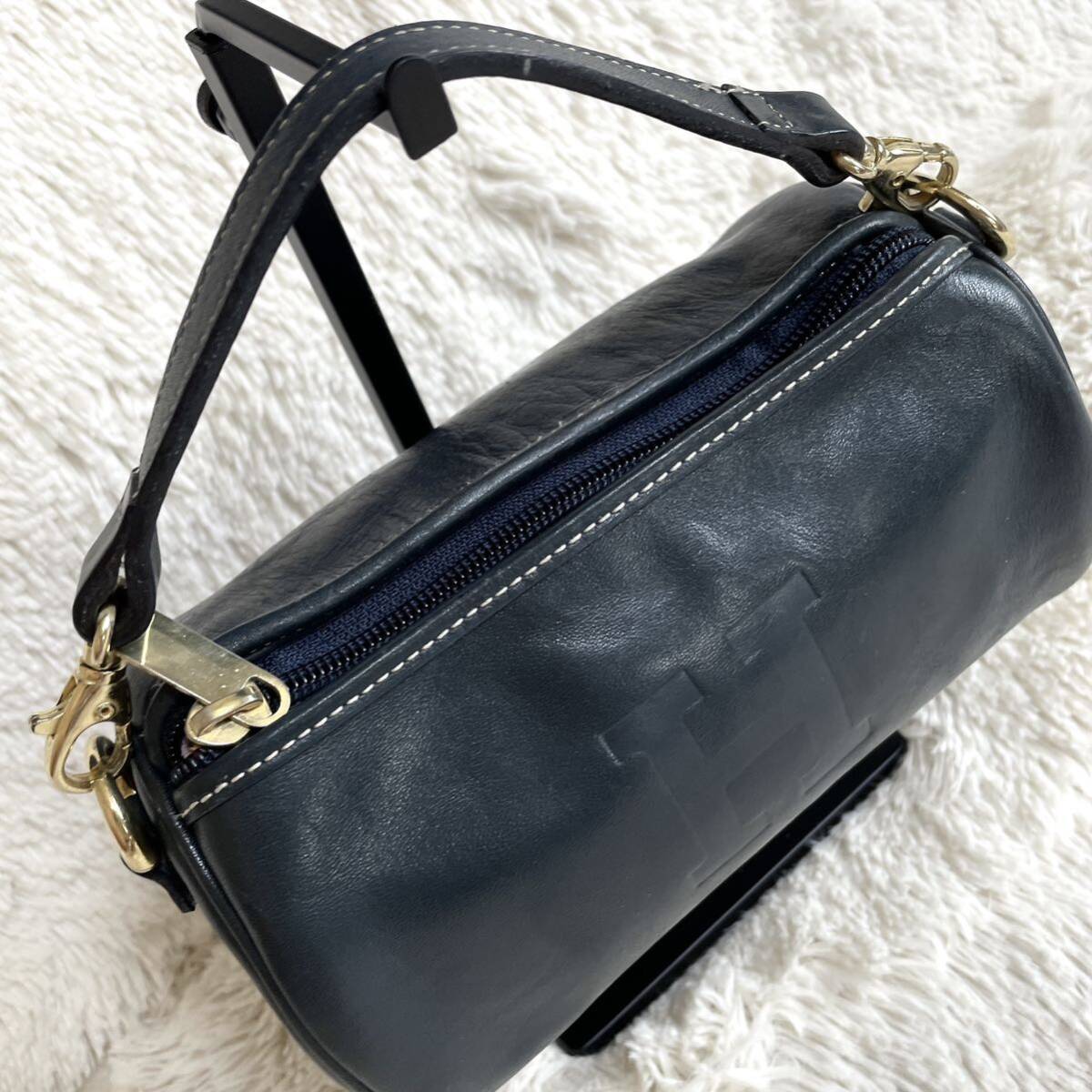 HIROFU ヒロフ 筒型 3way ショルダーバッグ ハンドバッグ レザー HIROFU ヒロフ 筒型 3way ショルダーバッグ ハンドバッグ レザー