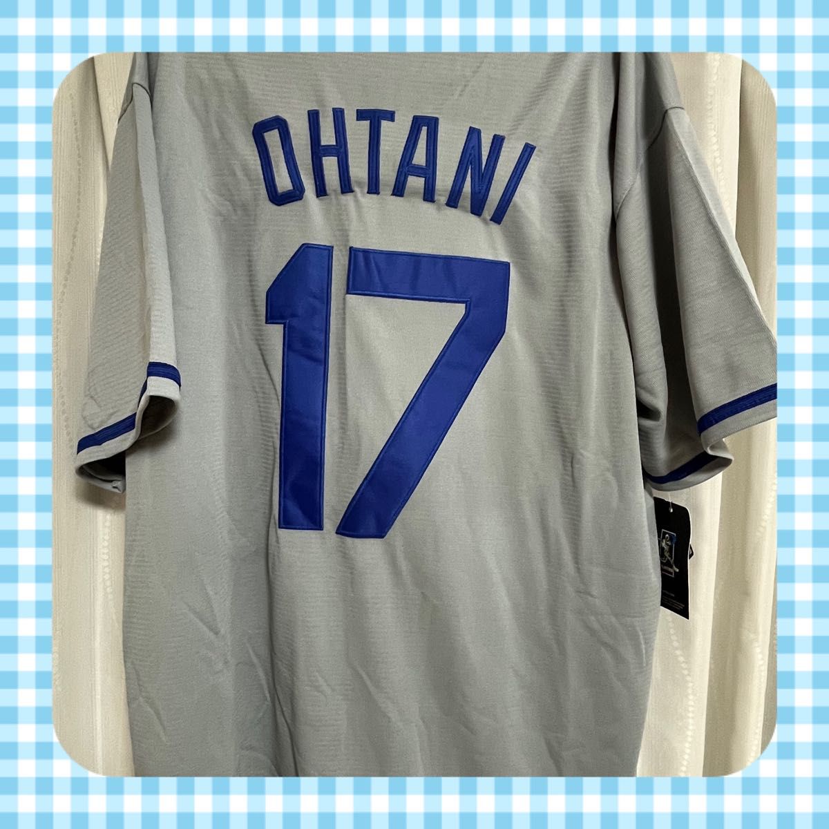 大特価 大谷翔平選手ドジャースビジターグレーユニフォームXL 大特価 大谷翔平選手ドジャースビジターグレーユニフォームXL