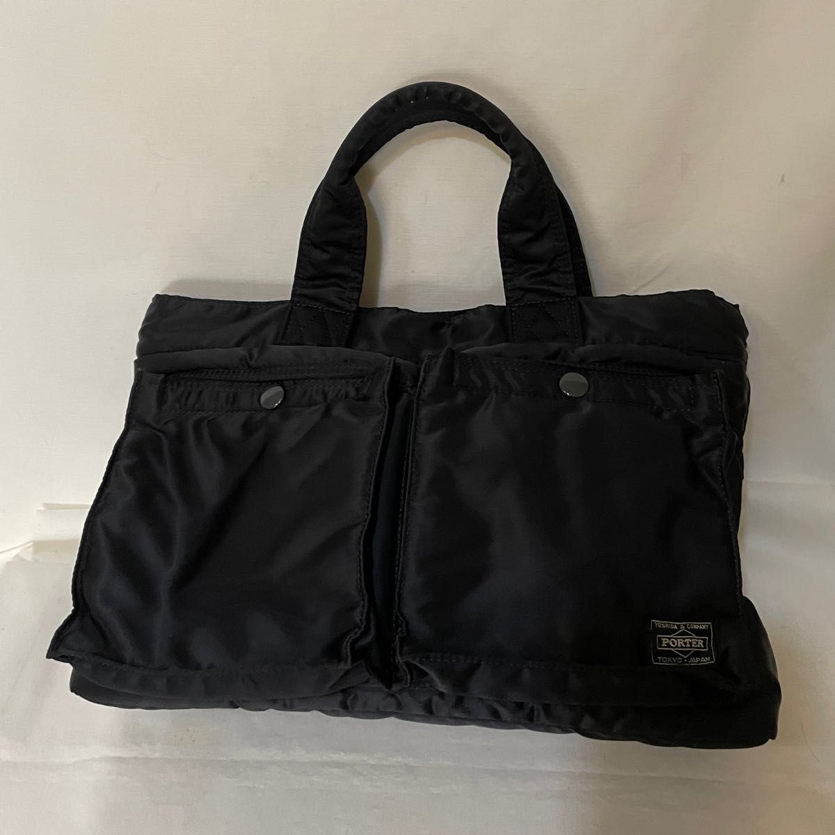 美品 ポーター タンカー トートバッグ 黒 PORTER 吉田カバン 美品 ポーター タンカー トートバッグ 黒 PORTER 吉田カバン