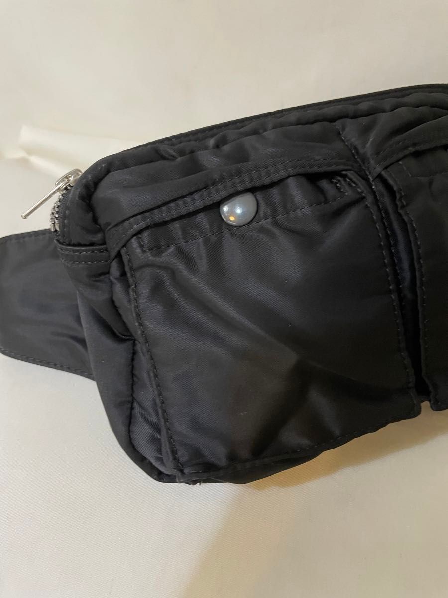 美品 ポーター タンカー ウエストバッグ ボディバッグ 黒 PORTER 美品 ポーター タンカー ウエストバッグ ボディバッグ 黒 PORTER