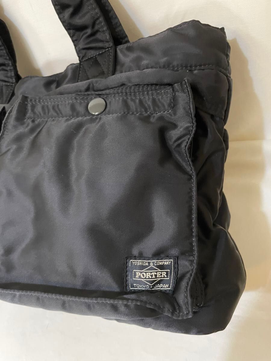 美品 ポーター タンカー トートバッグ 黒 PORTER 吉田カバン 美品 ポーター タンカー トートバッグ 黒 PORTER 吉田カバン