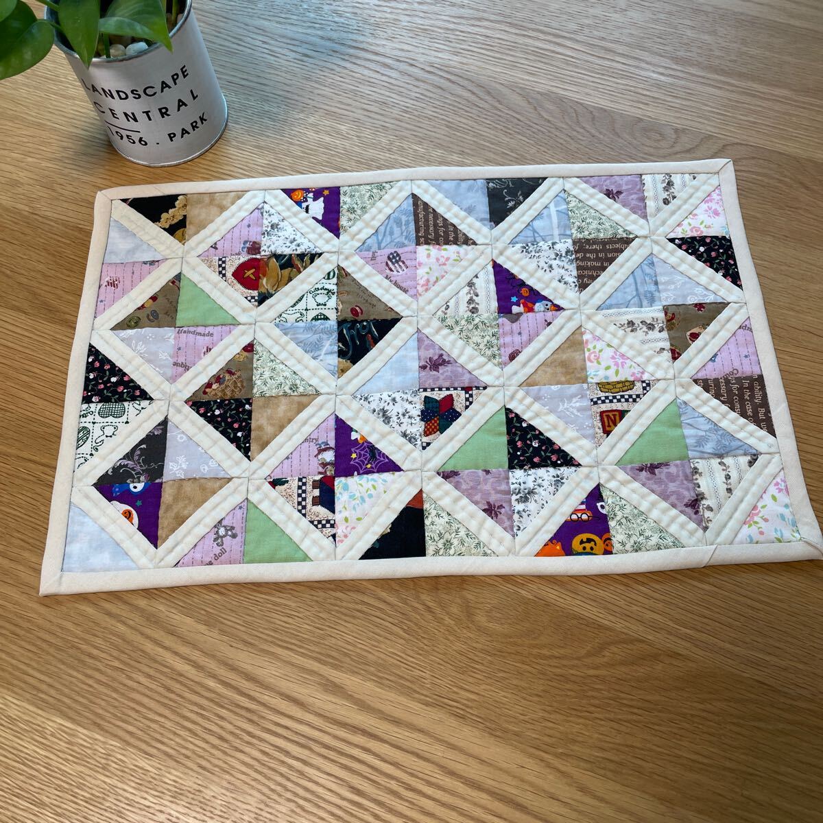 Yahoo!オークション - ハンドメイド パッチワーク キルト マット Yahoo!オークション - ハンドメイド パッチワーク キルト マット