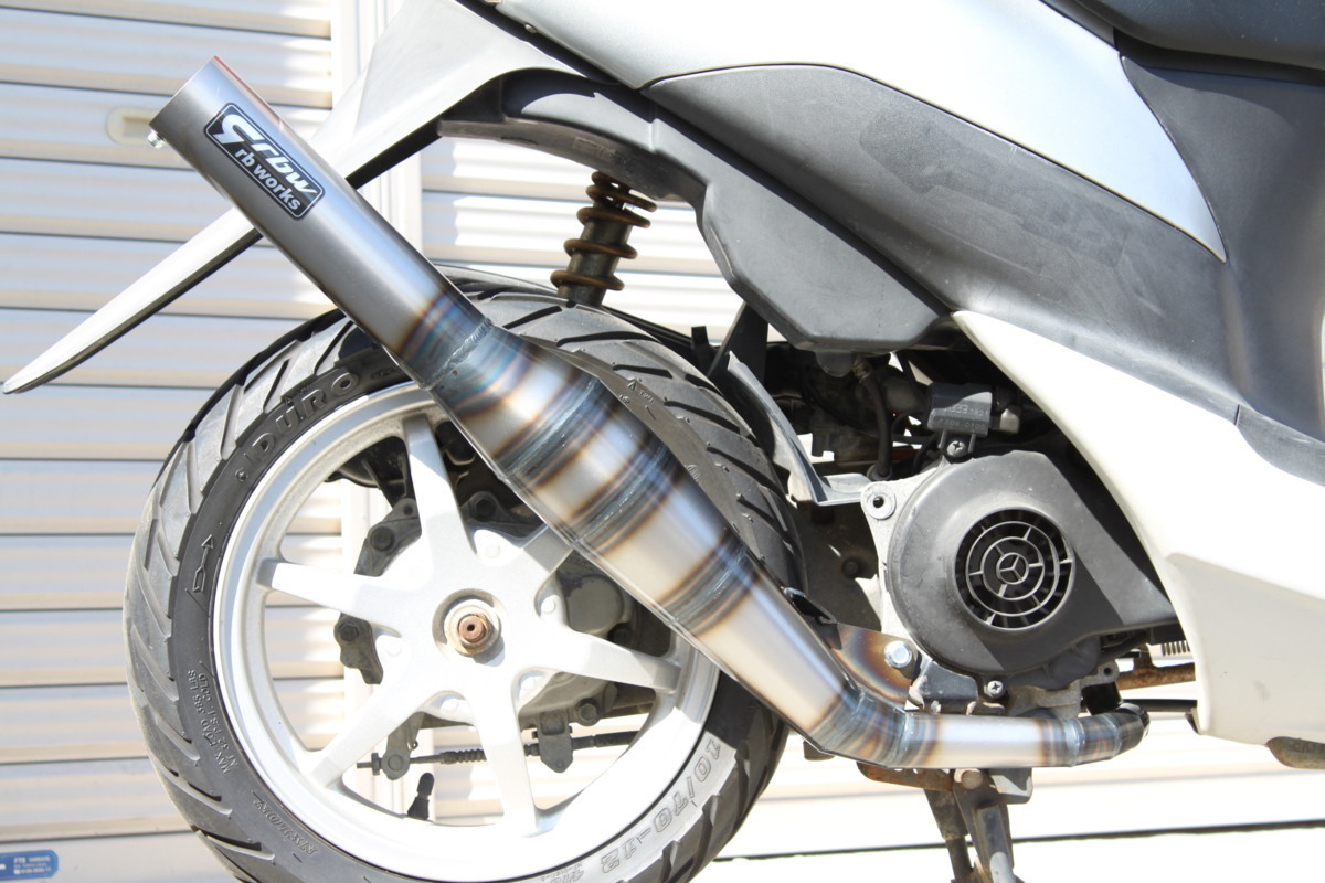 rb-works スズキZZ/レッツⅡ用ショットガンチャンバー(マフラー rb-works スズキZZ/レッツⅡ用ショットガンチャンバー(マフラー