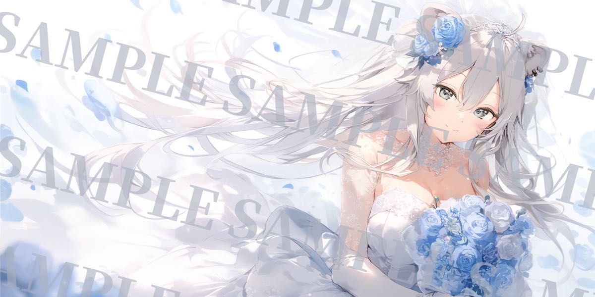 獅白ぼたん プレイマット ラバーマット ホロライブ hololive 鴉 獅白ぼたん プレイマット ラバーマット ホロライブ hololive 鴉