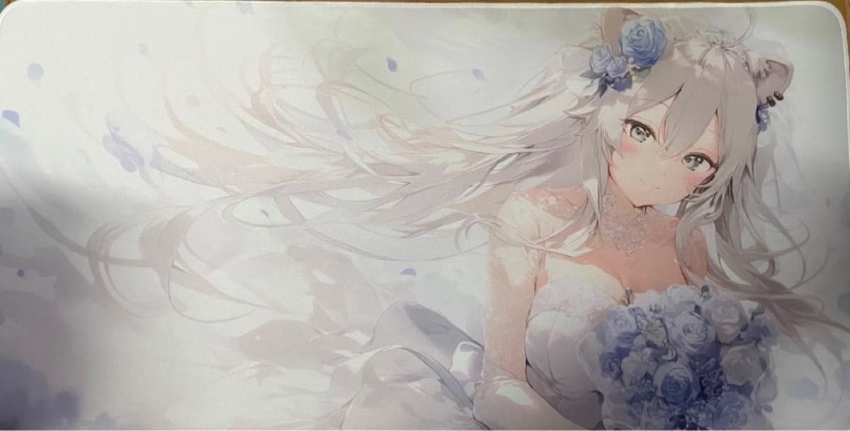 獅白ぼたん プレイマット ラバーマット ホロライブ hololive 鴉 獅白ぼたん プレイマット ラバーマット ホロライブ hololive 鴉