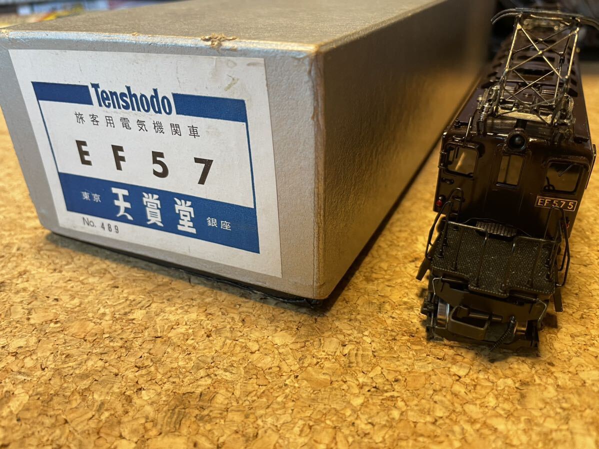 【ジャンク品】天賞堂 EF57 Yahoo!オークション - 天賞堂 HOゲージ 完成品 EF57 ジャンク