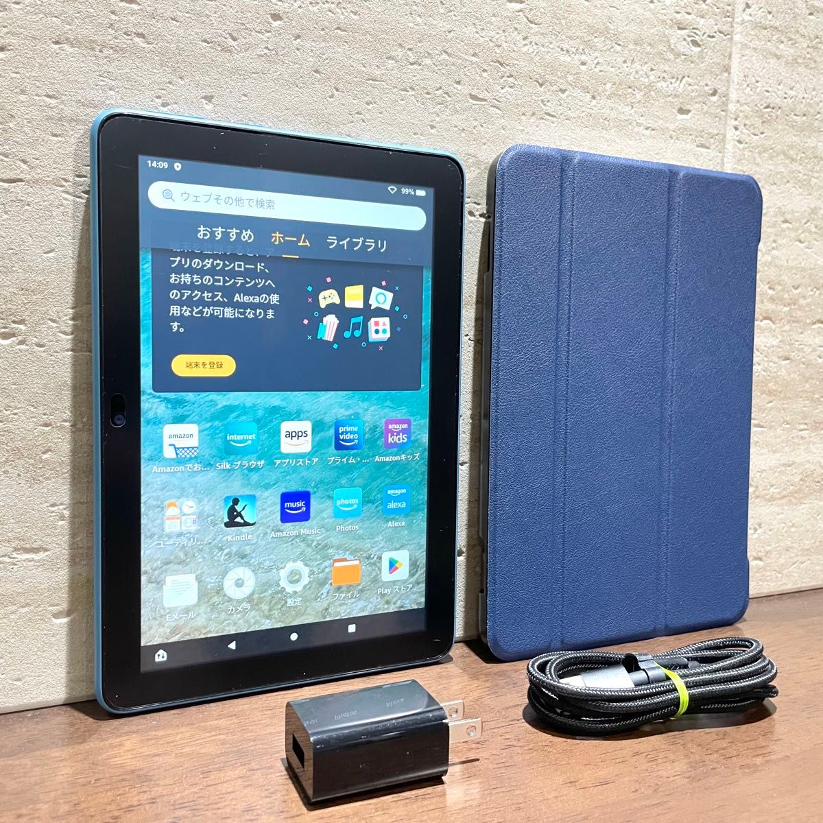Amazon fire HD 8 ブルー 第10世代 2020年モデル 32GB 青 カバー Amazon fire HD 8 ブルー 第10世代 2020年モデル 32GB 青 カバー
