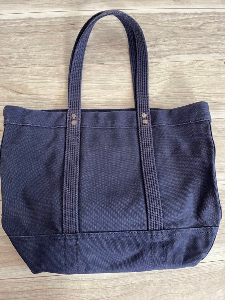 良品】大容量 RALPH LAUREN キャンバス トートバッグ ネイビー 良品】大容量 RALPH LAUREN キャンバス トートバッグ ネイビー