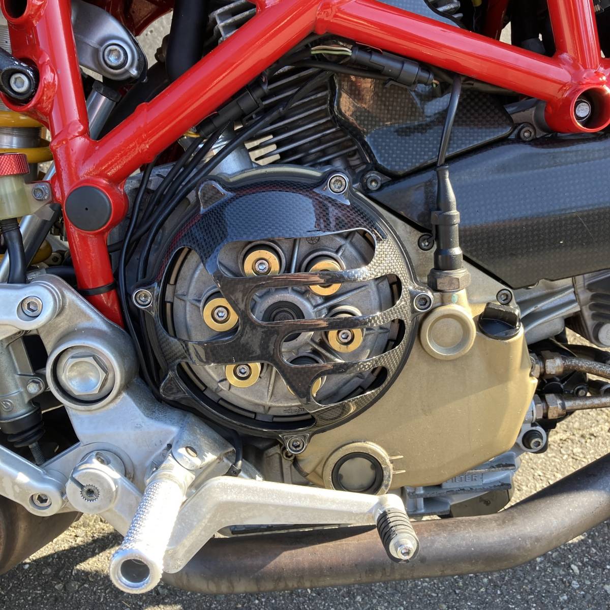 新品未使用】DUCATI カーボン 乾式 クラッチカバー 社外 OEM 新品未使用】DUCATI カーボン 乾式 クラッチカバー 社外 OEM