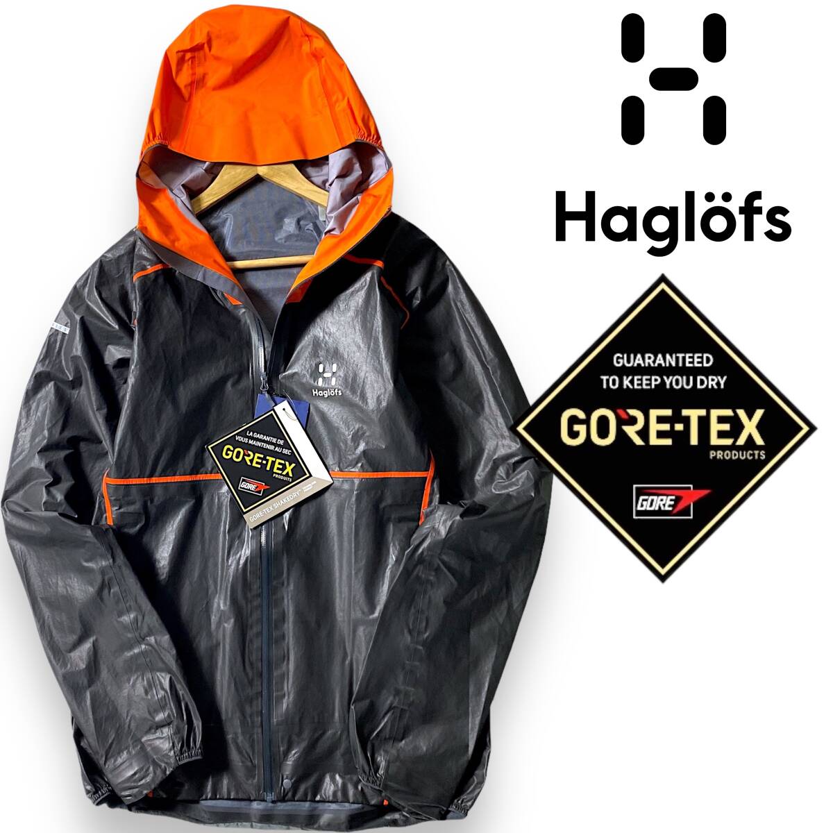 10430円 【S】新品 定価5.9万 ホグロフス シェルジャケット 10430円 【S】新品 定価5.9万 ホグロフス シェルジャケット