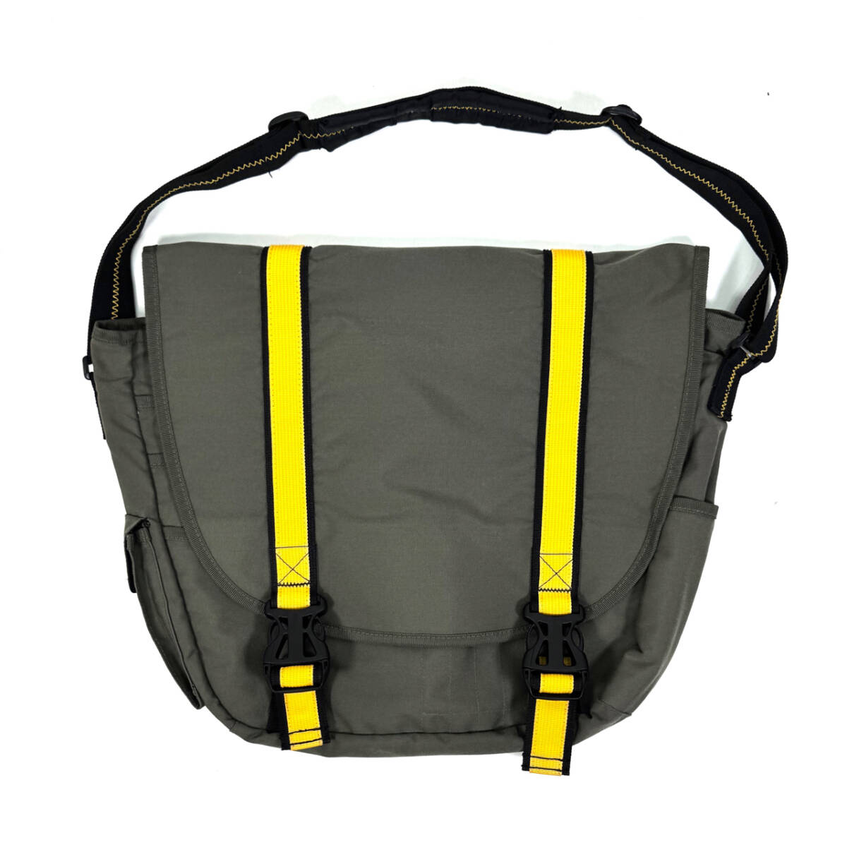 美品 2002 GAP Messenger bag Olive×Yellow 00s オールドギャップ メッセンジャーバッグ ショルダーバッグ オリーブ 黄