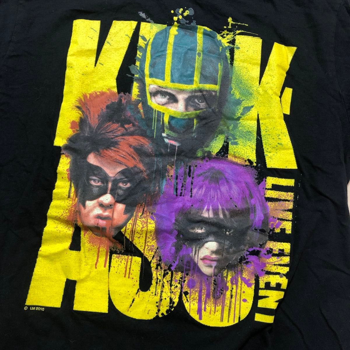 映画 kick ass キック・アス Tシャツ 2010 クロエ Movie 映画 kick ass キック・アス Tシャツ 2010 クロエ Movie