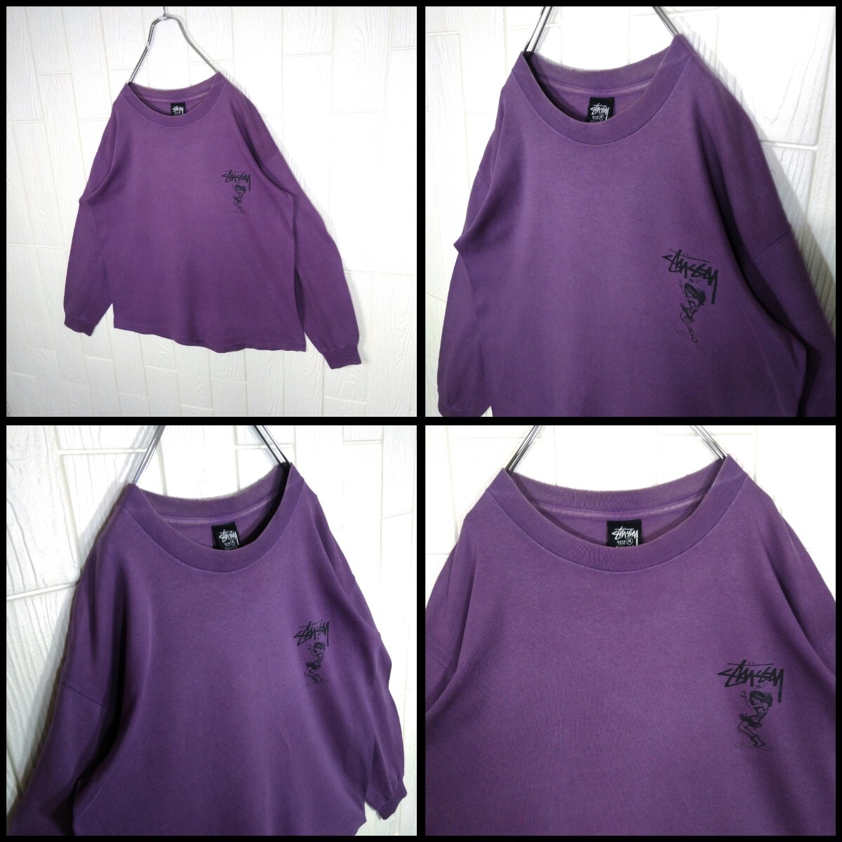 STUSSY】80s' USA製 黒タグ Rなし twist girl ロンT|Yahoo STUSSY】80s' USA製 黒タグ Rなし twist girl ロンT|Yahoo