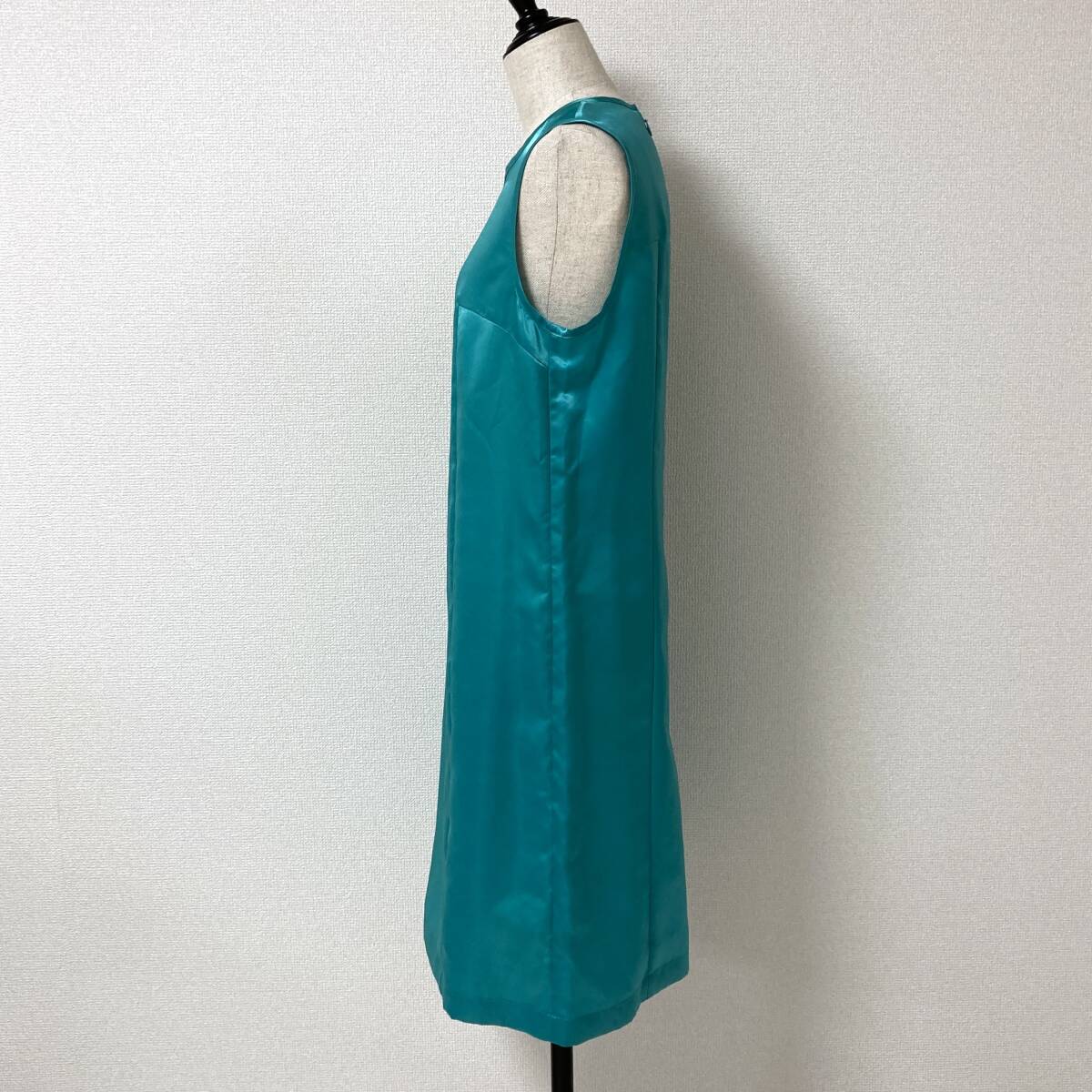 AD1995 tricot COMME des GARCONS サテン ノースリーブ ミニ ワンピース トリココムデギャルソン 90s VINTAGE archive 4040337