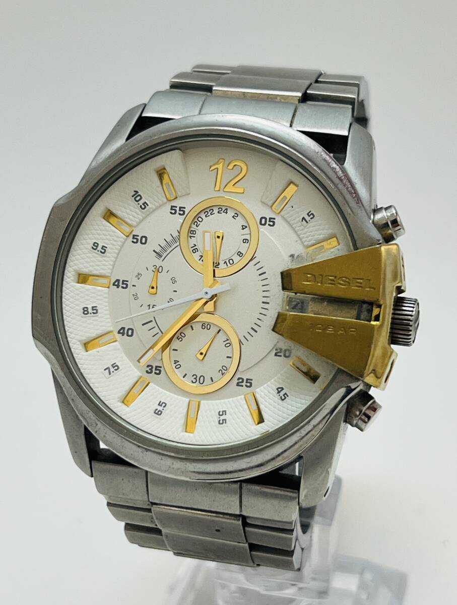DIESEL 腕時計 DZ-4265 稼動品 ⑫ Yahoo!オークション - 動作未確認 DIESEL ディーゼル DZ-4265