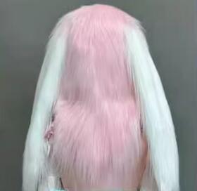 着ぐるみヘッド ウサギ ライトピンク 兎面 垂れ耳 全頭ヘッド 着ぐるみヘッド ウサギ ライトピンク 兎面 垂れ耳 全頭ヘッド