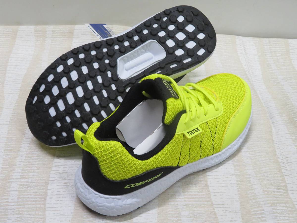  I tosTULTEX light weight design * resin . core safety shoes AZ-51653[019 yellow *28.0cm] regular price 4500 jpy . super special price, prompt decision 2680 jpy *