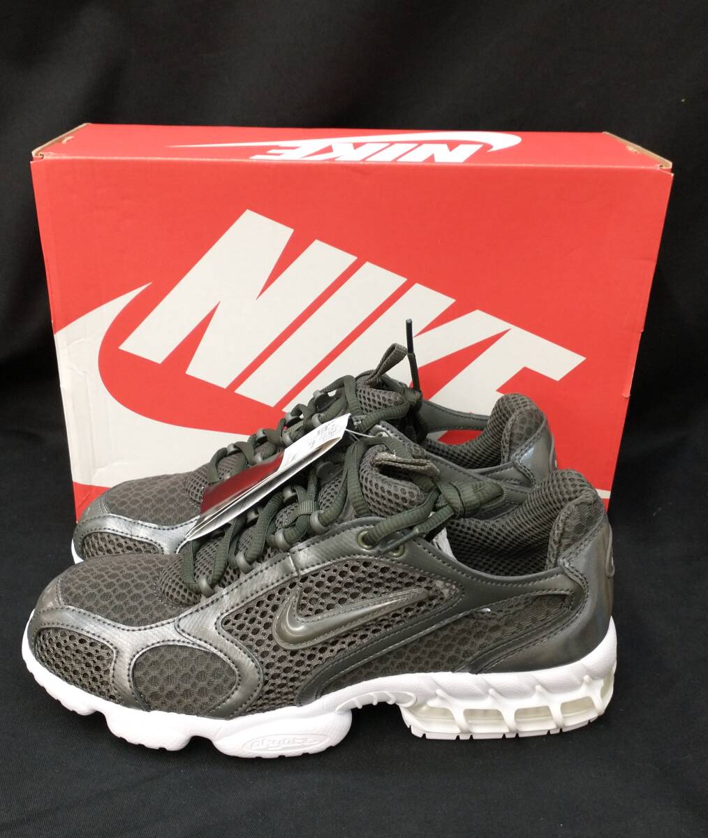 [黒タグ付・未使用] NIKE AIR ZOOM SPIRIDON CAGE 2 NEWSPRINT エア ズーム スピリドン ニュースプリント 26cm 黒 CJ1288-003 店舗受取可