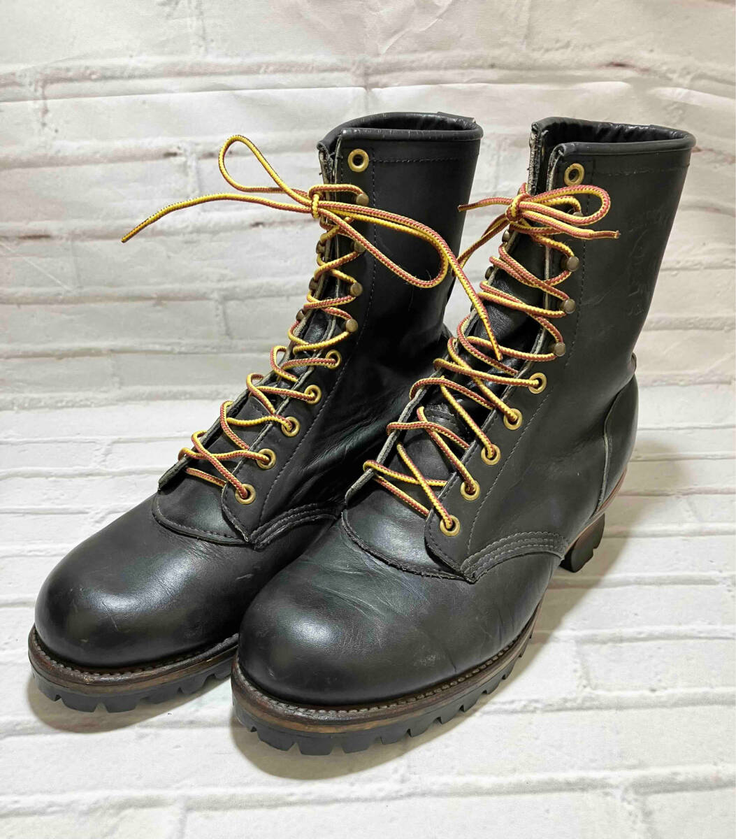 CHIPPEWA / チペワ / ロガーブーツ / 80s～90s / プリント黒タグ / ブラック / サイズ不明